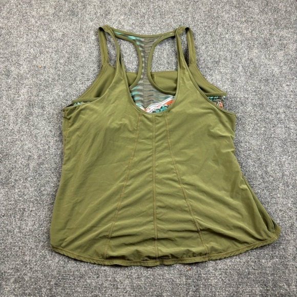 PRANA Women’s Cargo Green Sway Tank Built-In bra size: Large - Picture 3 of 10